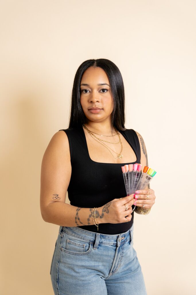 Headshot for nail tech