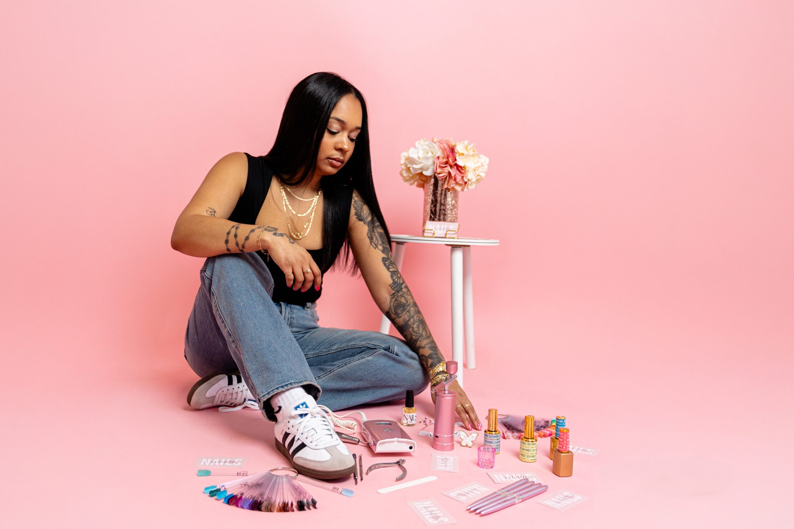 Branding photo for nail tech