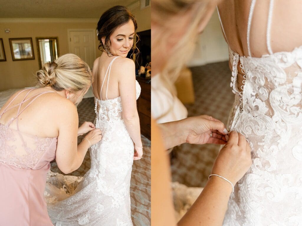 Kingsmill Resort getting ready room for bride