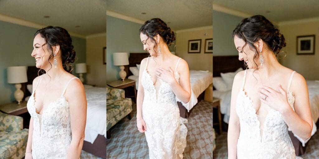 Kingsmill Resort getting ready room for bride