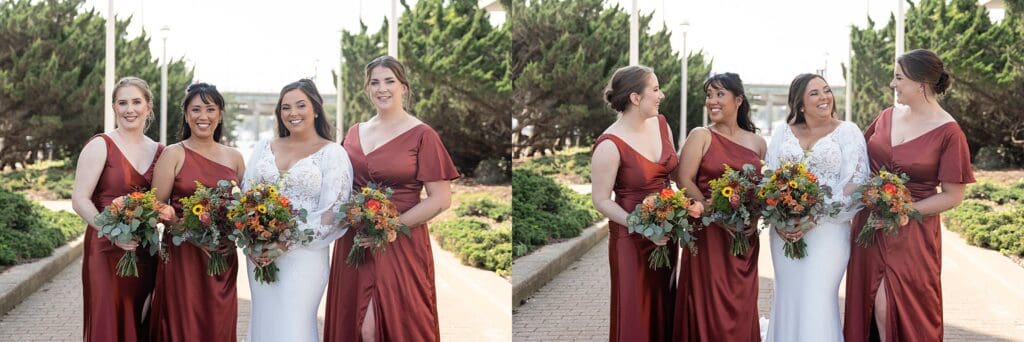 Virginia Beach bridal party photos