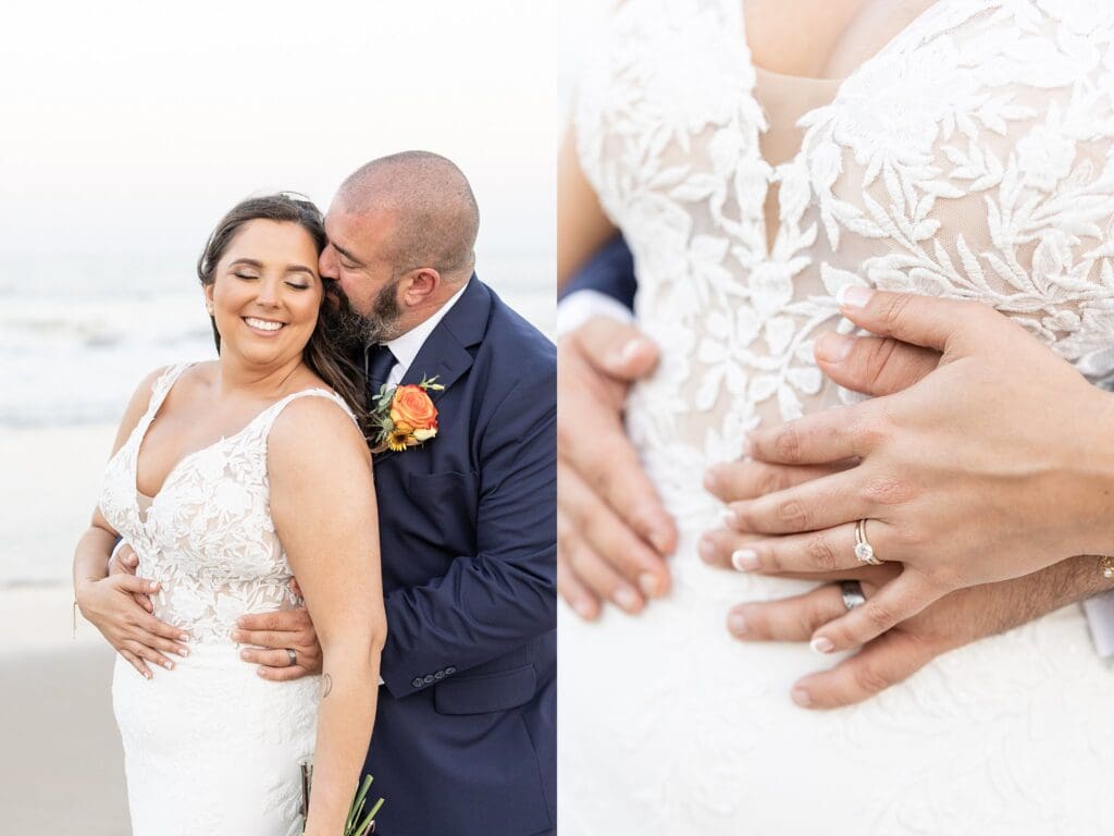 Virginia Beachfront Bride and Groom portraits