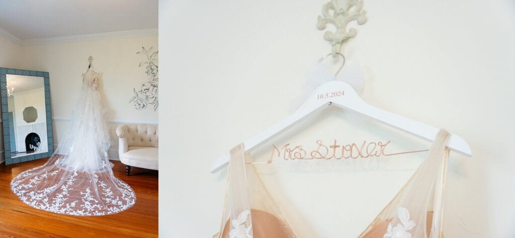 Barns of Kanak wedding with dress details