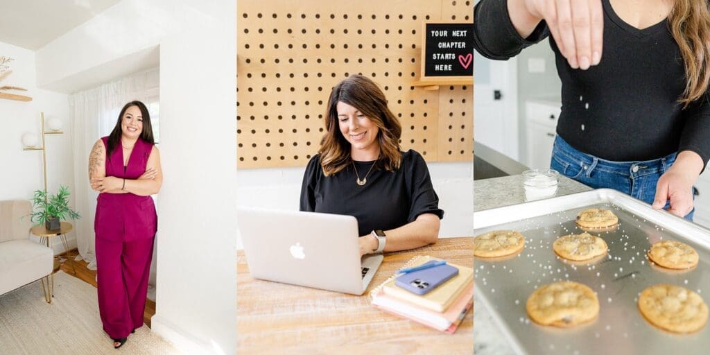 Do I need brand photography? Collage of three brand images