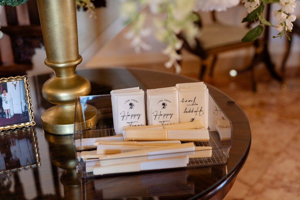 Wedding reception decor