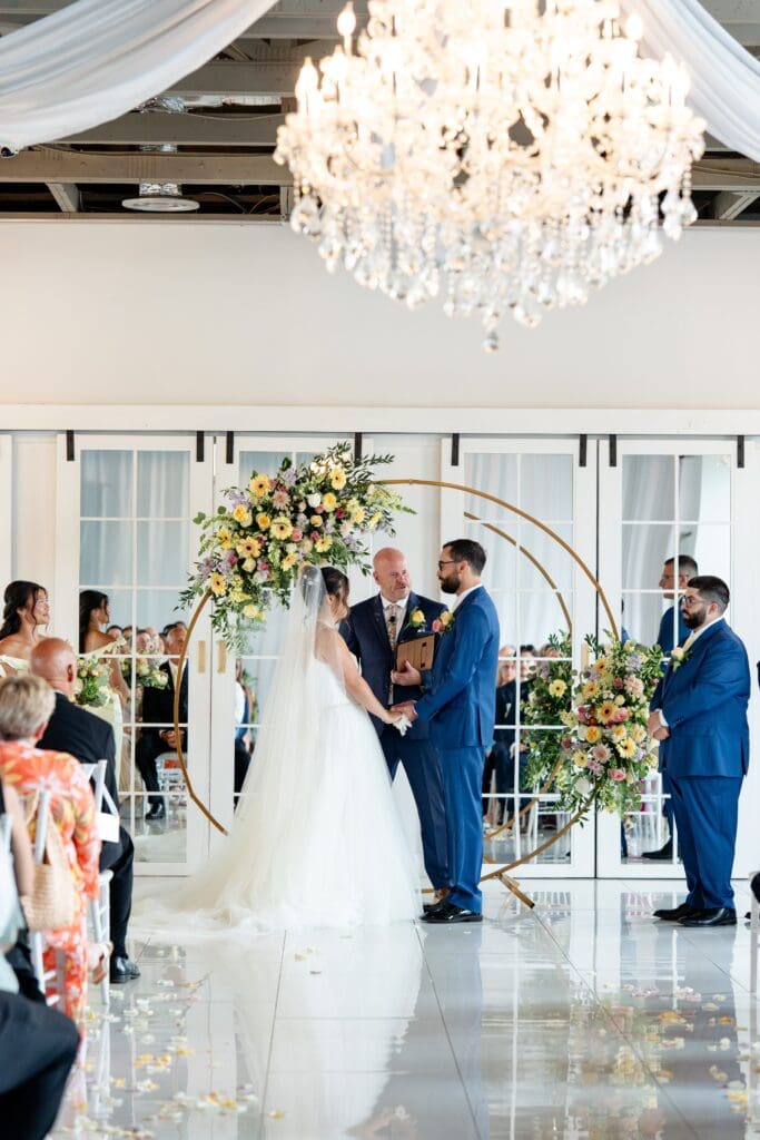 The Gala 417 in Virginia Beach wedding ceremony